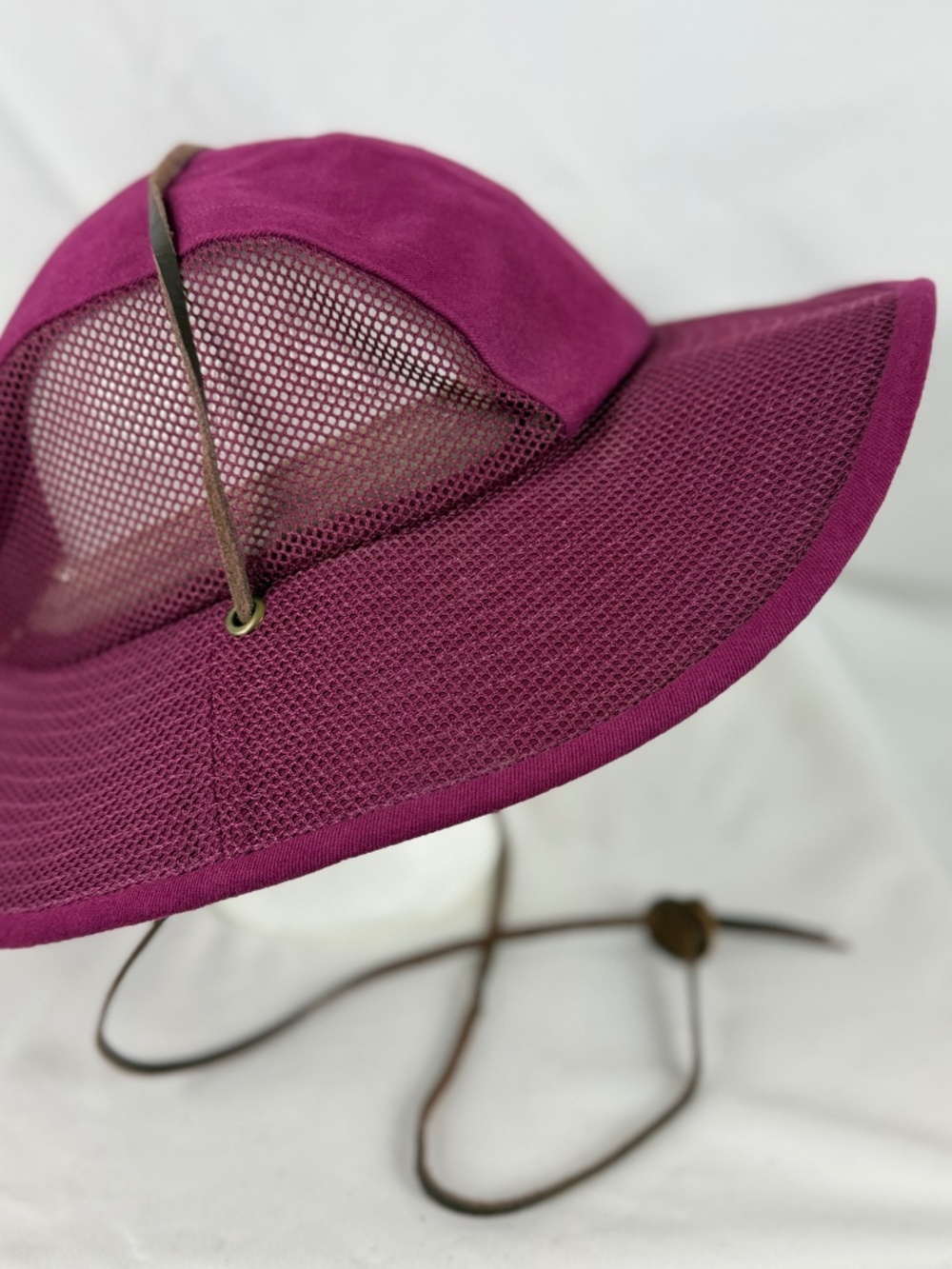 Duluth Trading Co Safari Hat M Purple Bucket Sunhat Mesh Packable